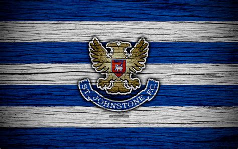 Download wallpapers 4k, St Johnstone FC, logo, Scottish Premiership ...