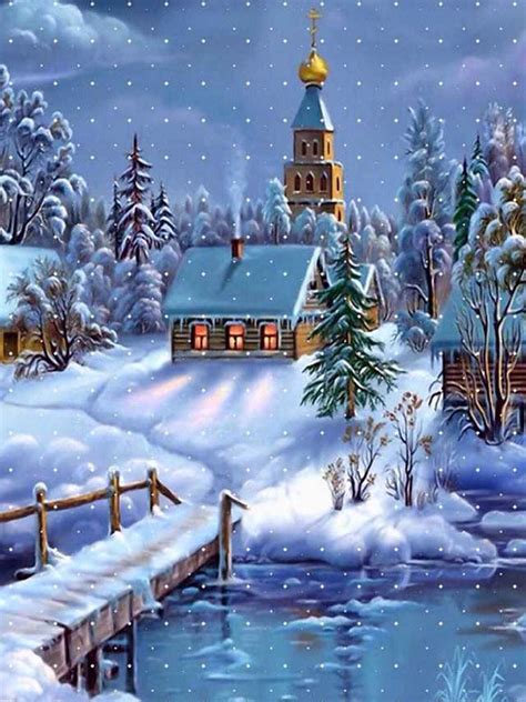 Snow scene | Winter scenery, Christmas scenery, Christmas landscape