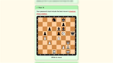 Password Game Rule 16: How to Find the Best Chess Move in Algebraic ...