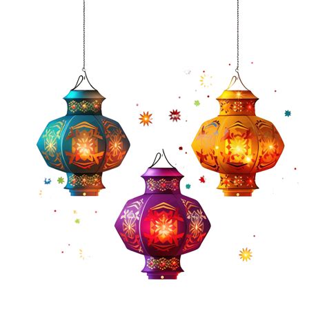 Happy Diwali Lanterns Design, Festival Of Lights Theme, Diwali Lights, Deepavali PNG Transparent ...