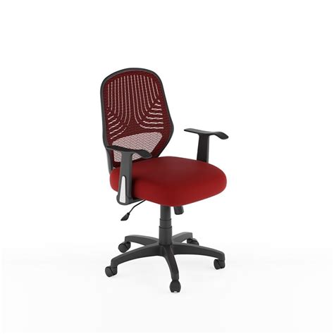 Corliving Workspace Red Mesh Office Chair | The Home Depot Canada