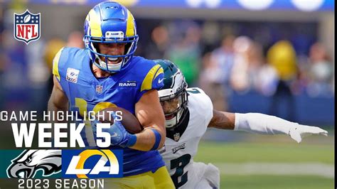 Philadelphia Eagles vs. Los Angeles Rams | 2023 Week 5 Game Highlights ...