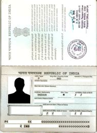 Template Passport india | Template photoshop