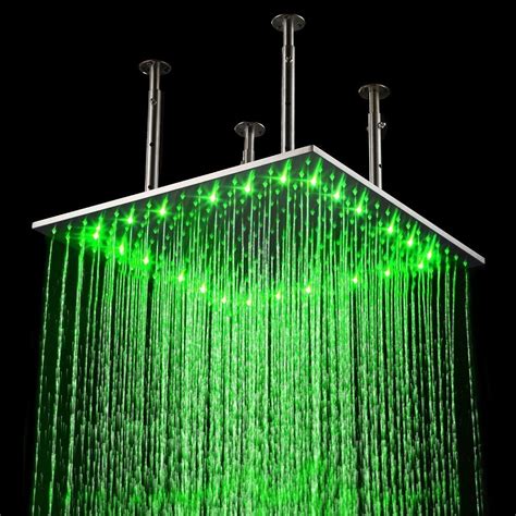 Rainfall LED Shower Head » Gadget Flow