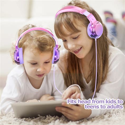 Kids Adjustable Wired Headphones With Microphone – GalaxyTechtronics