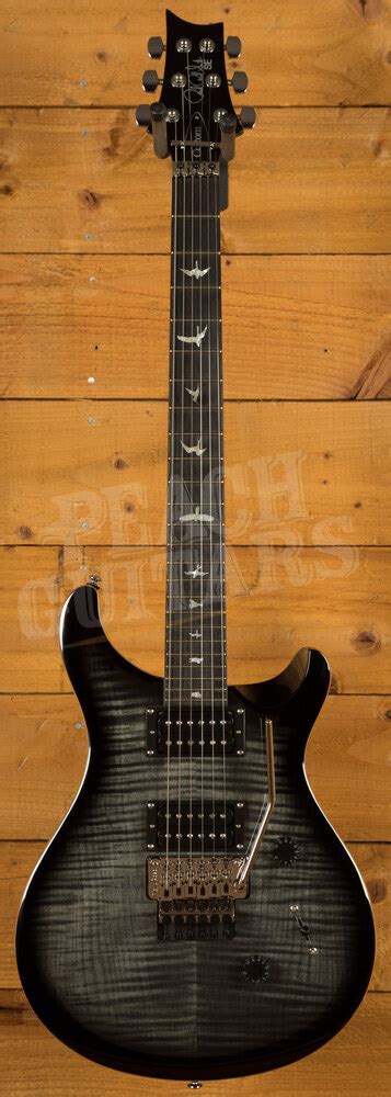 PRS SE Custom 24 Floyd Rose - Charcoal Burst 2021 - Peach Guitars