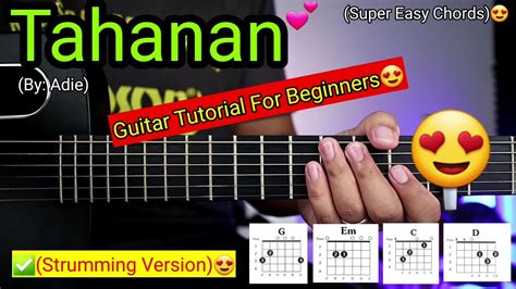 Tahanan - Adie (Super Easy Chords)😍 | Strumming Version | Guitar Tutorial Akkorde - Chordify