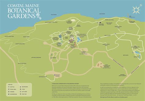 Coastal Maine Botanical Gardens Map - Beautiful Insanity