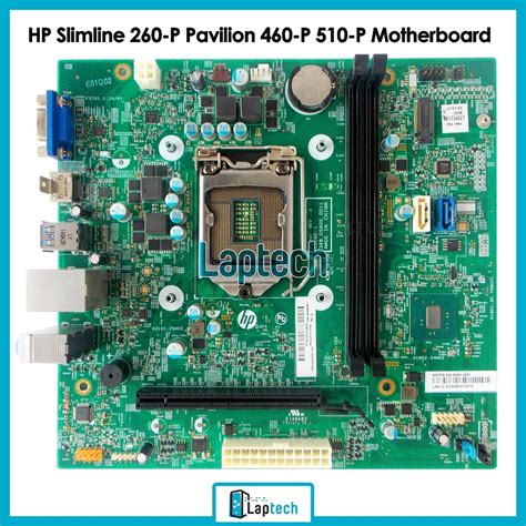 HP Slimline 260-P Pavilion 460-P 510-P Desktop Hamar Motherboard 844848 ...