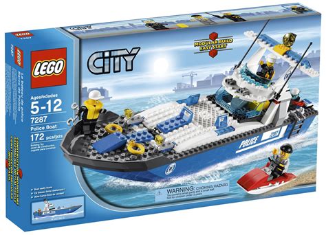 LEGO City 7287 pas cher - Le bateau de police