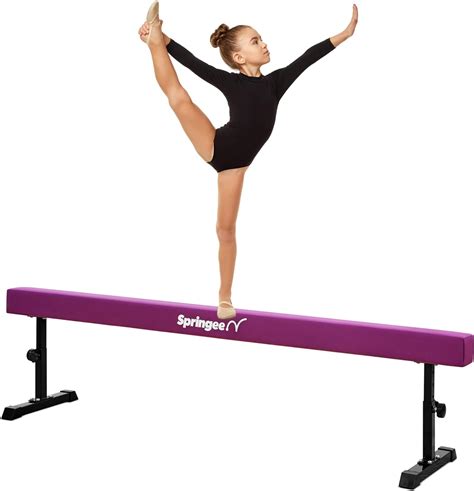 Buy Springee 8ft Adjustable Balance Beam - Gymnastics Equipment for ...