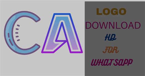 CA logo HD Wallpaper Download For Whatsapp Png Images.