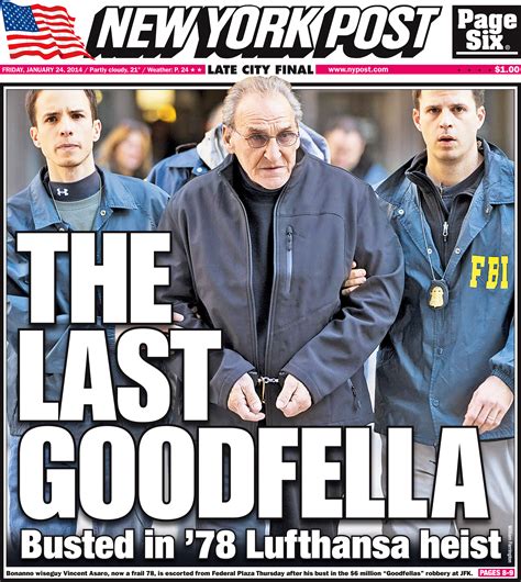 Revisiting the Lufthansa Heist immortalized in ‘Goodfellas’ | New York Post