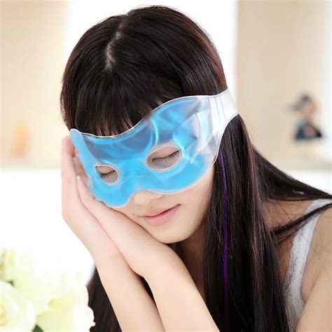 2017 Ice Eye Masks Anti Dark Eye Circles Hot Cold Gel Eye Mask Relieve ...