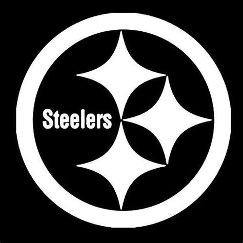 Steelers Logo Vinyl Sticker Decal football sports fan Pittsburgh 058 ...