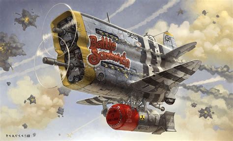 battle, Sandwich, Airplane, Art, Bomb, Military, Fighter, Cartoon, Sci ...