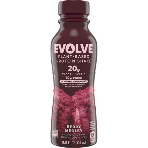 Evolve, Berry Medley Flavor, Plant-Based Protein Shake - SmartLabel™