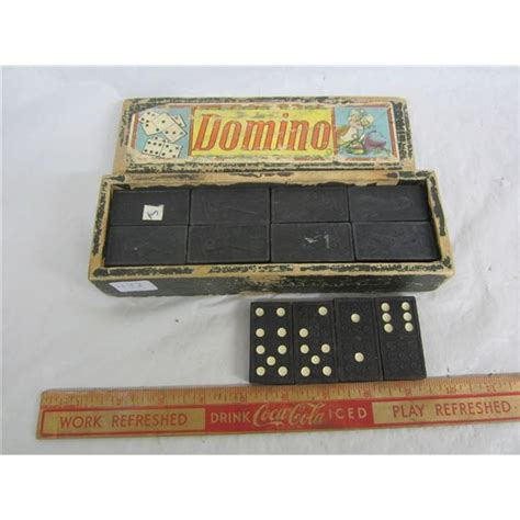 Vintage Domino's with Original Box - Schmalz Auctions