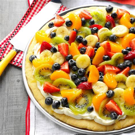 Summer Dessert Pizza Recipe | Taste of Home