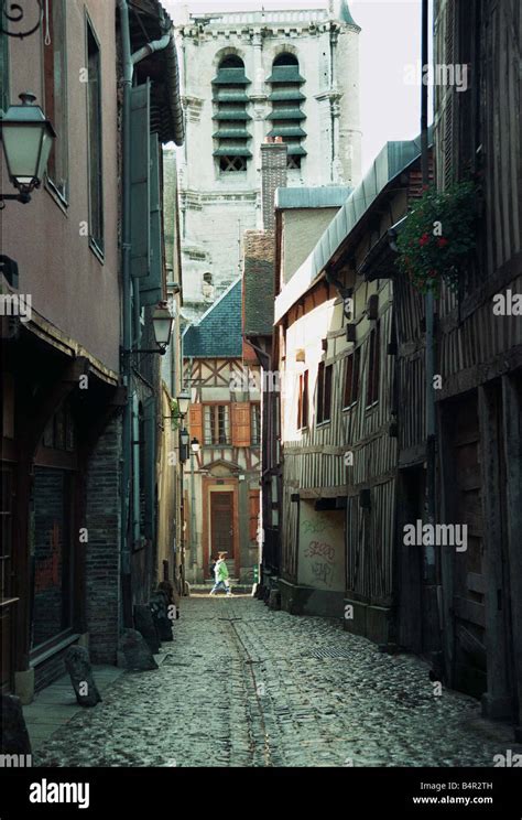 A market town in France Stock Photo - Alamy