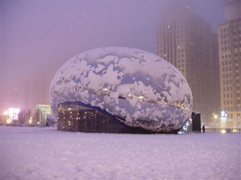 Millennium Park Chicago (during snow fall Feb-2006) | Flickr