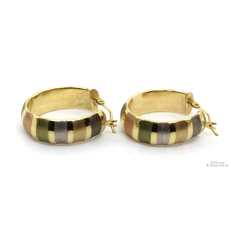 14K Gold Milor-Italy Earrings | Upscale Consignment