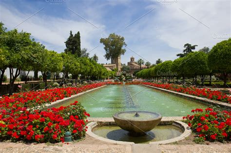 Gardens at the Alcazar in Cordoba | Architecture Stock Photos ...