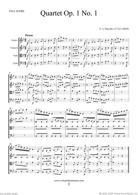 Pin on String Quartet Sheet Music