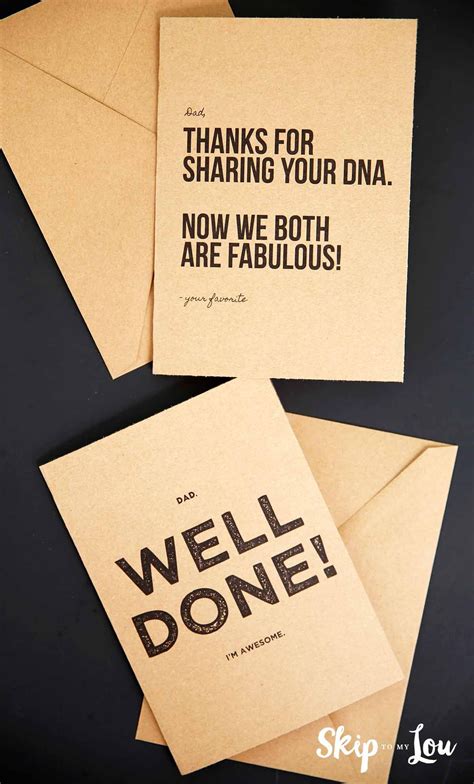 FREE Printable Father's Day Cards that are super funny! - Skip To My Lou | Fathers day cards ...
