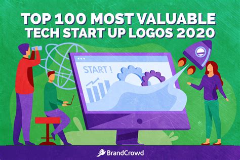 Top 100 Exciting Tech Startup Logos in 2020 | BrandCrowd blog