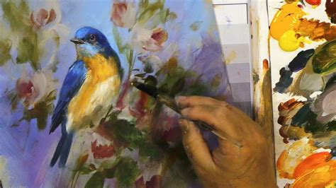 Painting Birds Challenge: Eastern Bluebird