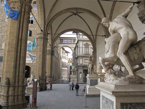 A Walk Through Florence's Outdoor Sculpture Gallery: Loggia dei Lanzi - Girl in Florence