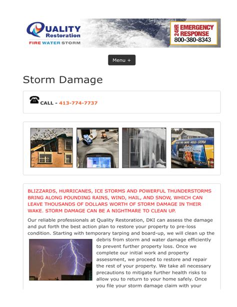 Storm Damage