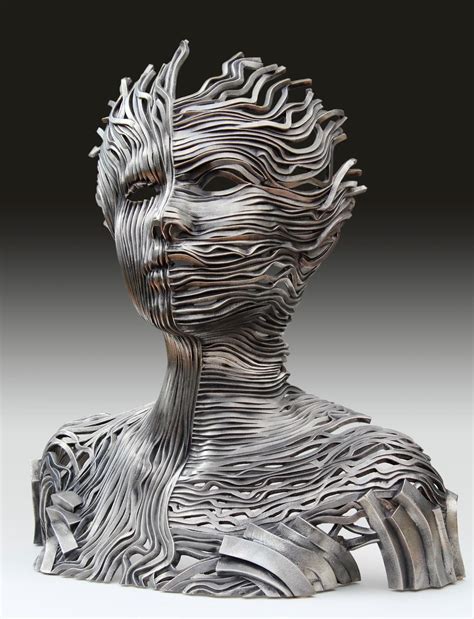 Gil Bruvel - Dichotomy - 21st Century, Contemporary, Figurative Sculpture, Stainless Steel at ...