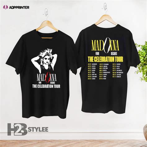 Madonna The Celebration Tour 2023 Retro Vintage Madonna Music Tour 2023 ...