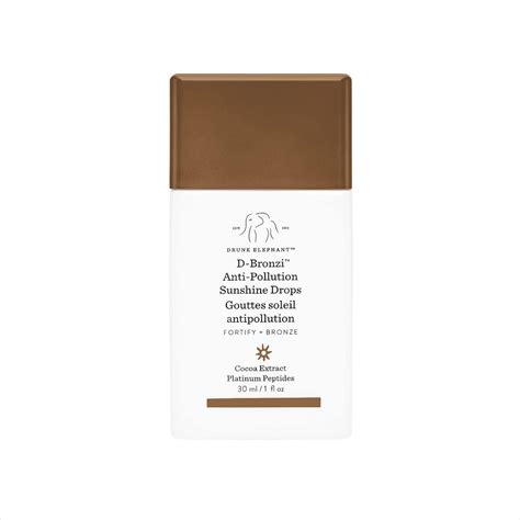 Amazon.com: Drunk Elephant D-Bronzi Anti-Pollution Sunshine Serum Drops. Replenishing Face and ...