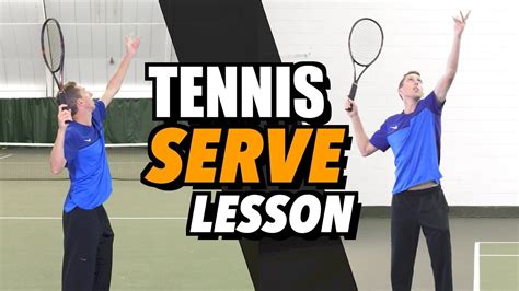 Tennis Serve Lesson for Beginners - How To Hit a Serve - YouTube