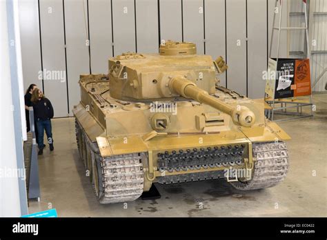 The exhibits at the Tank Museum Bovington Dorset England UK Tiger Tank Mark 1 Stock Photo - Alamy