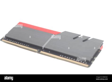 High performance DDR4 computer memory RAM isolated on white Stock Photo - Alamy