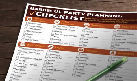 Free Barbecue Party Checklist | Griller's Spot