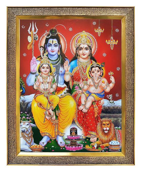 Koshtak Shiva Parvati with Ganesh and kartikeya ji shivling/Shiv ...