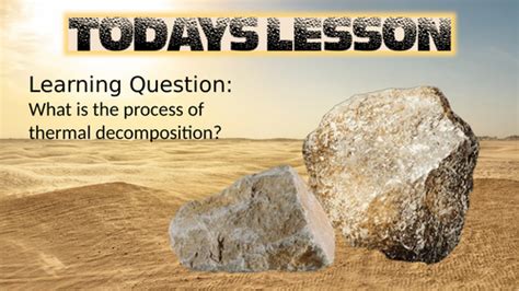 Thermal Decomposition | Teaching Resources