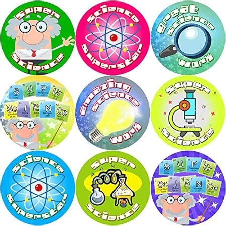 144 Super Science 30mm Reward Stickers for Teachers, Parents and Party Bags : Amazon.co.uk ...