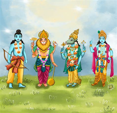 Bhagavad Gita Illustrations on Behance