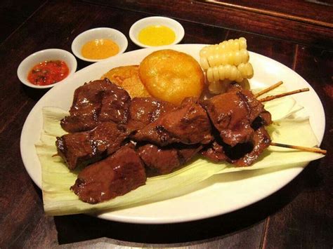 Anticuchos, yummy | Peruvian recipes, Food, Yummy