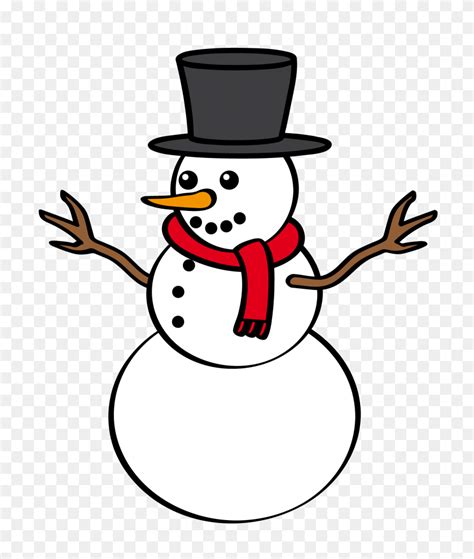 Clipart Of A Snowman Clip Art Images - Winter Scarf Clipart - FlyClipart