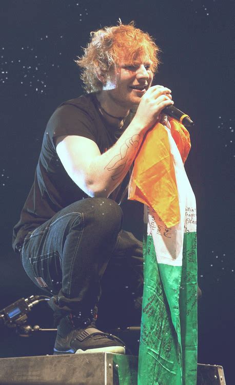 an irishman with an irish flag at an irish concert in ireland XD | Ed sheeran, Irish men ...