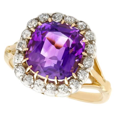 Antique Portuguese Amethyst and Chrysoberyl Ring For Sale at 1stDibs ...