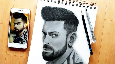 Virat Kohli | Quick sketch - YouTube