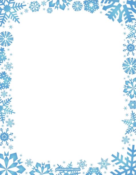 christmas snowflake clipart border - Clipground